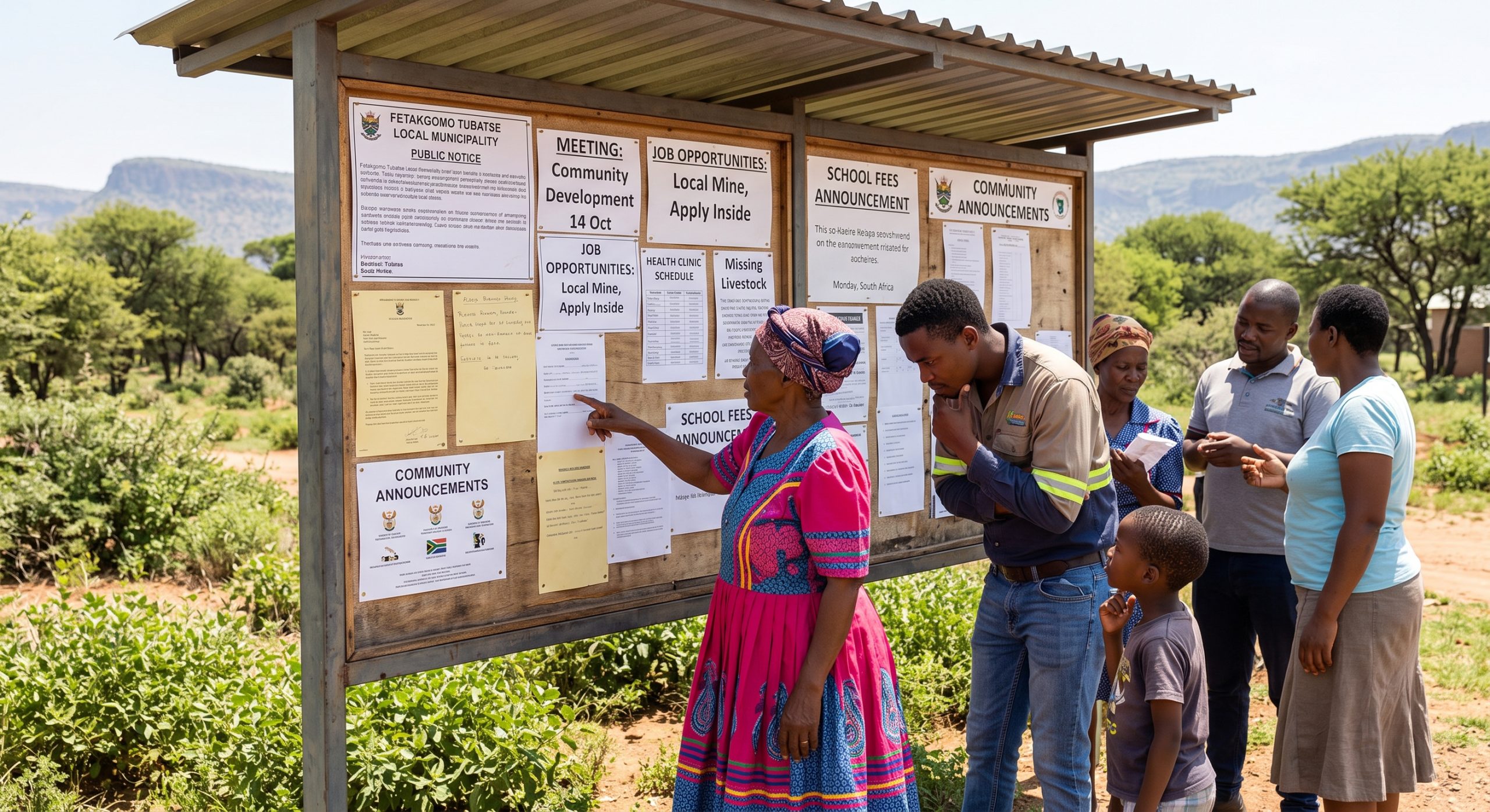 tubatse hub notice board image